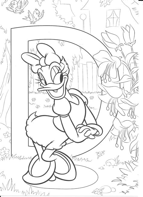 Disney Alphabet Coloring Page 202 File For Free