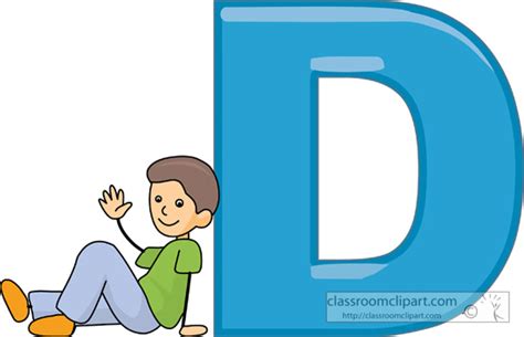 Alphabets Clipart Childrenalphabetletterdclipart Classroom Clipart