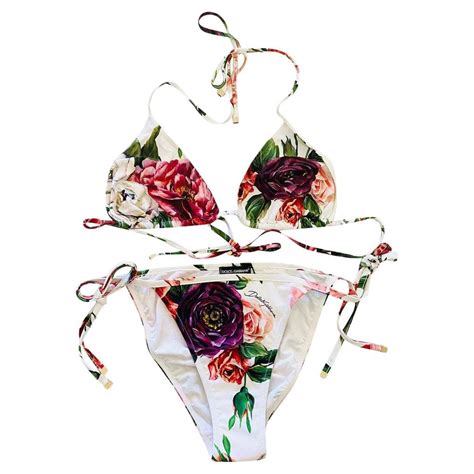 Vivienne Westwood Pink And Red Checked Cotton Three Piece Bikini Set