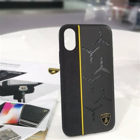 Lamborghini ® For Apple Iphone Xs Max Alcantara Aventador D12 Limited