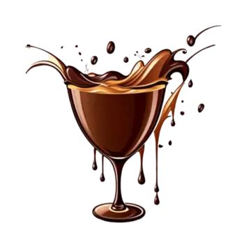 Melted Chocolate Splash Liquid Drop Of Water Dessert PNG Transparent