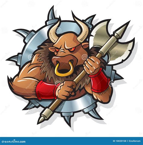 Myths Minotaur Stock Vector Illustration Of Mythology 10020158