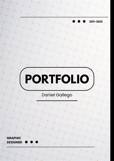 Page 2 Free Portfolio Cover Page Templates To Use And Print Canva