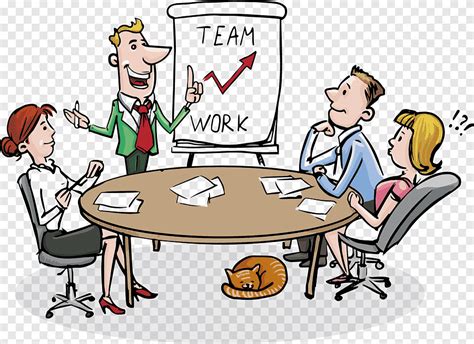 Meeting Conference Centre Work Discussion Furniture Cartoon Png Pngegg