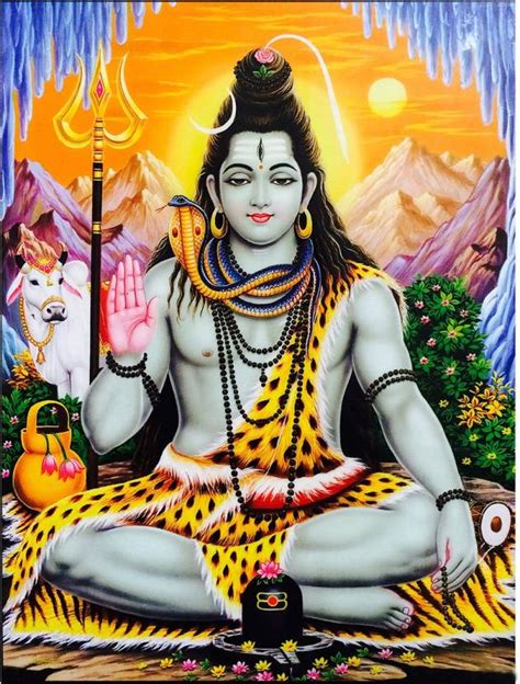 Artway 40 Cm Lord God Shiv Mahakaal Self Adhesive Sticker Price In