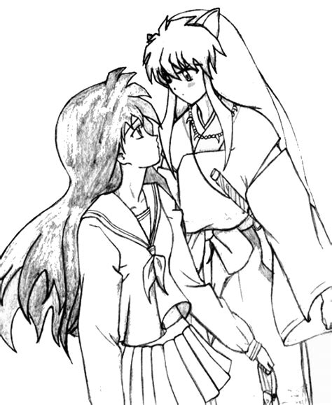 Inuyasha Coloring Pages At Free Printable Colorings