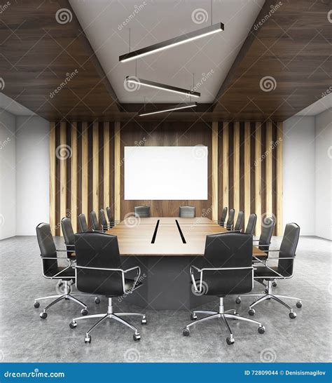 Modern Conference Room Stock Illustration Illustration Of Architecture