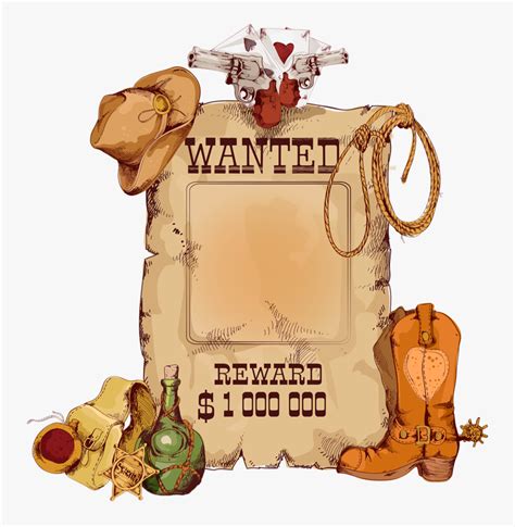 Clip Art Western Border Cowboy Hd Png Download Transparent Png