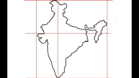 How To Draw Map Of India Youtube