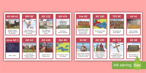 FREE The Roman Empire Timeline Ordering Activity History