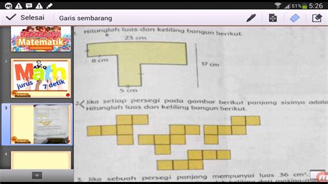 Kumpulan Soal Keliling Dan Luas Bangun Datar Kelas 3 Beinyu