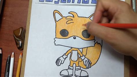 Cómo Dibujar Y Pintar A 😺tails Funko Pop 😁 La Película De Sonichow To