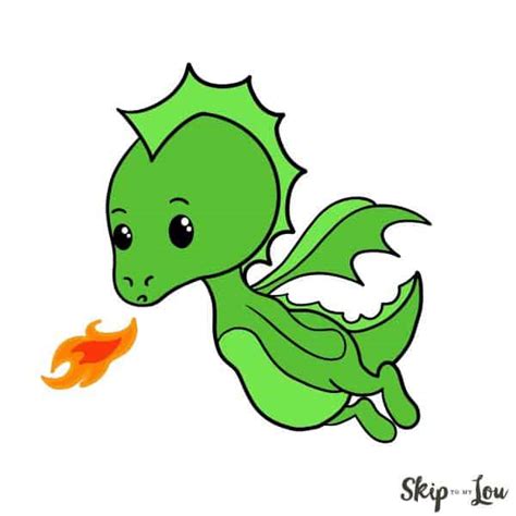 How to draw a dragon breathing fire easy apartamentosbogota co. How to Draw a Dragon | Skip To My Lou