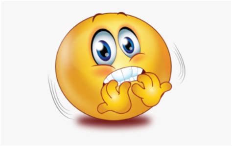 Scared Emoji Transparent Background Hd Png Download Kindpng