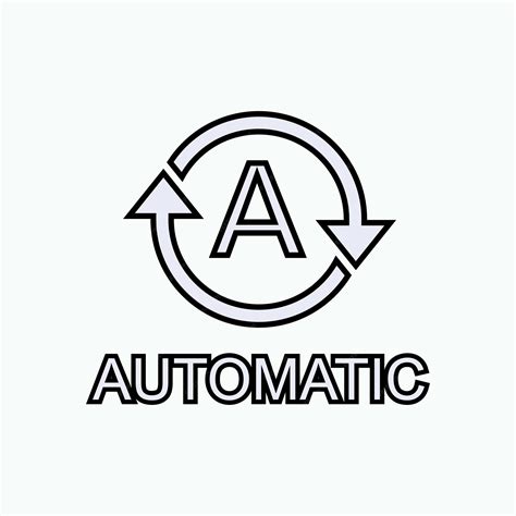 Premium Vector Automatic Icon Automate Operated Symbol Vector Logo