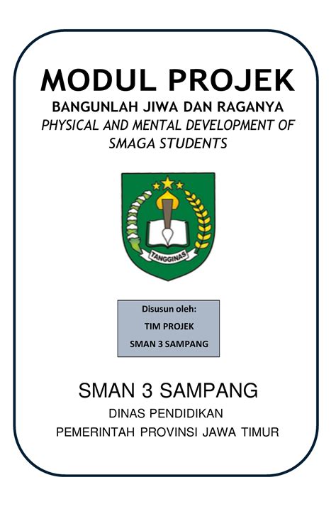 Modul Projek Modul Bangunlah Jiwa Dan Raganya Sman Sampang Ta Fase E Modul