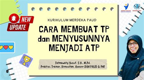 Cara Membuat Tujuan Pembelajaran Dan Alur Tujuan Pembelajaran Paud