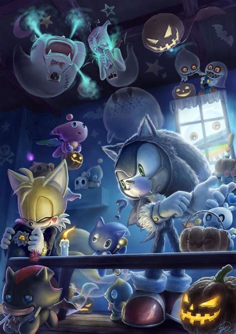 I Found This Art Of Sonic And Tails In The Unleashed Haunted House