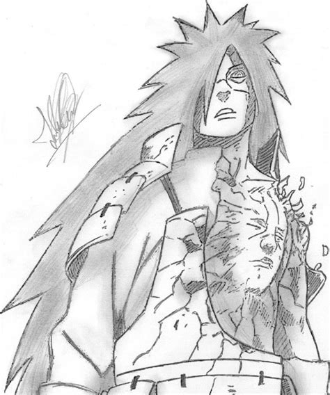 Madara Draw By Xtopmadarauchihax On Deviantart