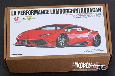 118 Lb Performance Lamborghini Huracan Wide Body Kit For Autoart