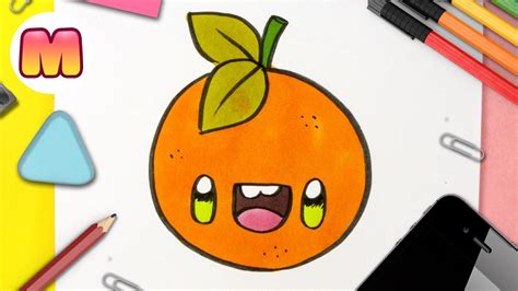 Como Dibujar Una Naranja Kawaii Dibujos Kawaii Faciles Como Dibujar