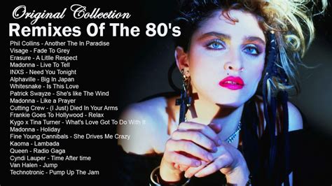 80s Greatest Hits Remixes Of The 80s Pop Hits 80s Playlist