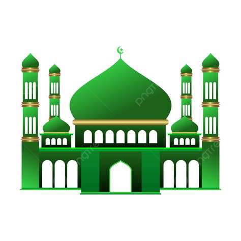 Green Card Design Vector Art Png Green Mosque Design Green Mosque Png