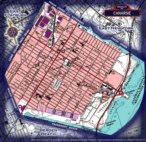 Map Of Canarsie Brooklyn Ny