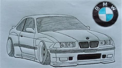 Cara Menggambar Bmw E36 Bmw E36 How To Draw A Bmw E36 Youtube