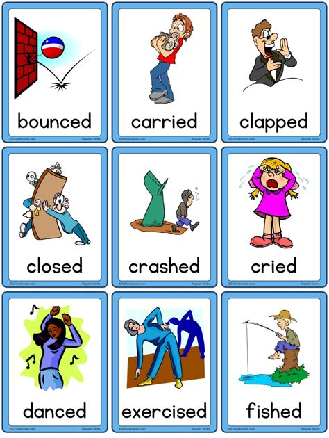 100 Examples Of Regular Verbs