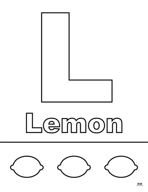 Letter L Coloring Pages 15 FREE Pages Printabulls