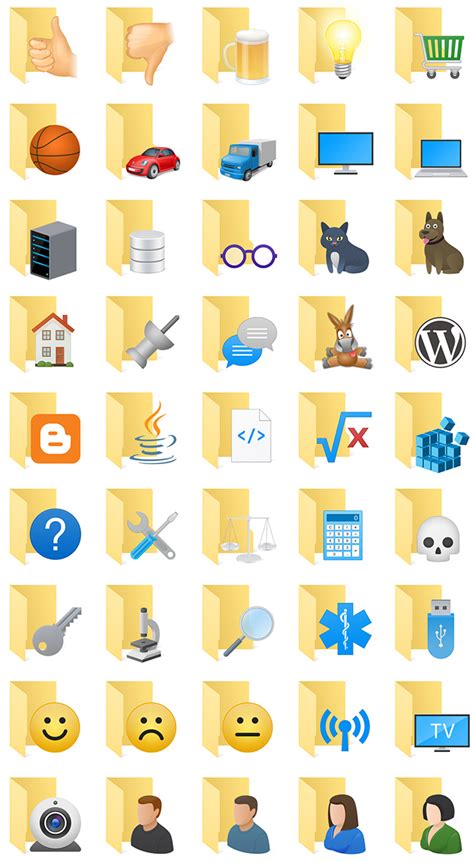 Windows 10 Folder Icon Pack Dadyo