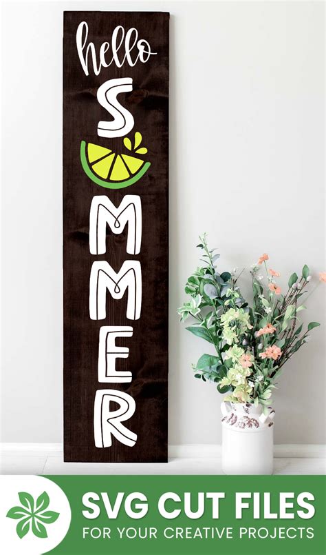 Hello Summer Lime Porch Sign Digital Download Print File Etsy In 2021