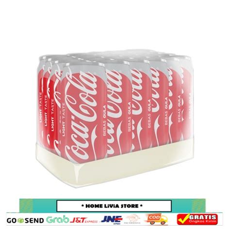 Jual Coca Cola Lite Sleek Can 24 X 330 Ml Shopee Indonesia