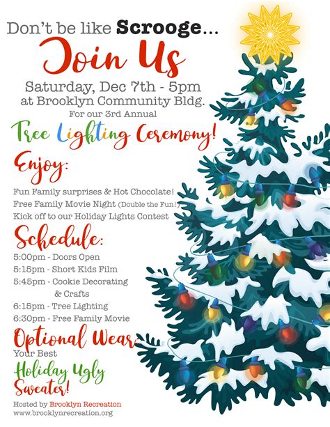 Each employee can only participate on one group/team groups/teams may consist of up to 5 employees decorations must follow a holiday theme decorating should not disrupt an employee's job responsibilities have fun and let's get creative! Annual Holiday Lights Contest | Brooklyn Recreation