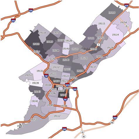 Philadelphia Zip Code Map Neighborhoods Map Of Philadelphia Sexiz Pix