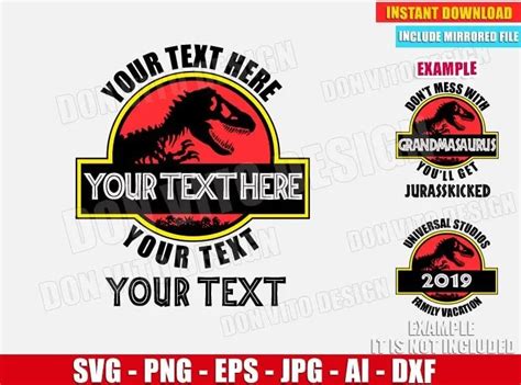 Free Jurassic Park Birthday Boy Svg For Cricut Preview Birthday Cut