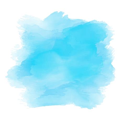 Aquarela em tons de azul Vetor Grátis