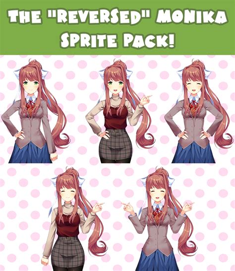 Monika Sprite Sheet