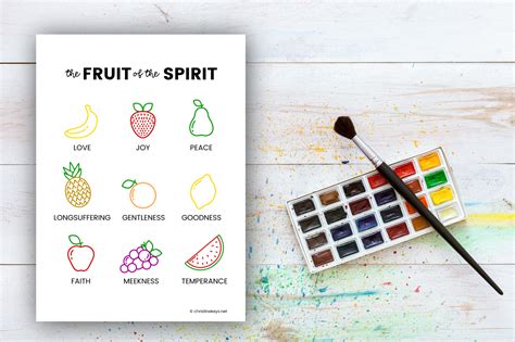 Free Fruit Of The Spirit Printables 5 Fun Craft Ideas