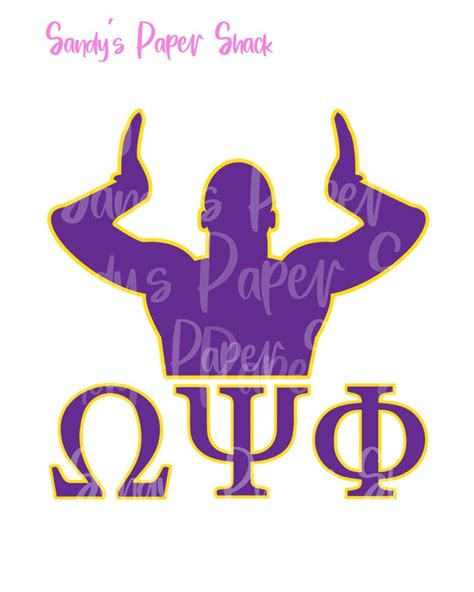 Omega Psi Phi 1911 Svg Png Greek Fraternity Svg Q Dog Etsy