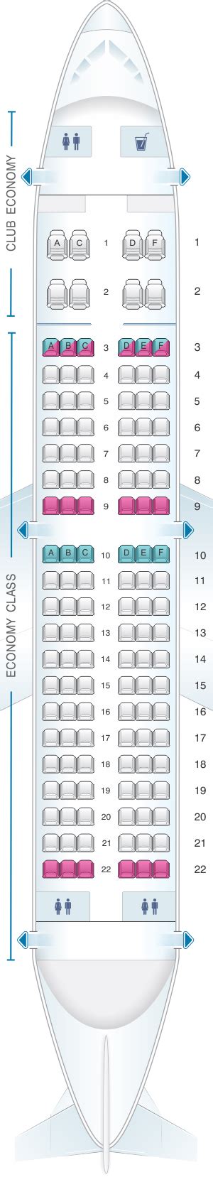 Seat Map Aerolineas Argentinas Boeing B737 700 Seatmaestro