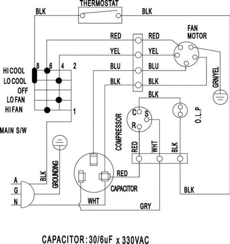 Air Conditioner Wiring Diagram Pdf Window Ac Csr Carrier Split Ac