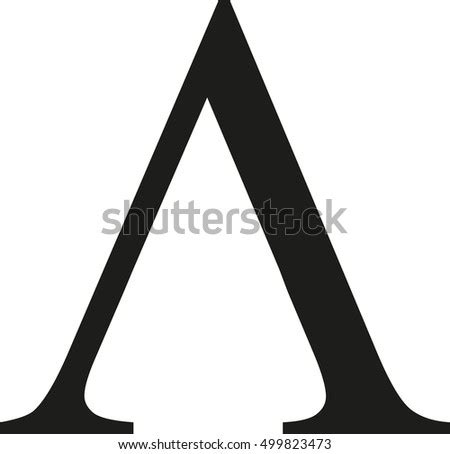 In the system of greek numerals lambda has a value of 30. Lambda Sign Vector de stock (libre de regalías)499823473 ...