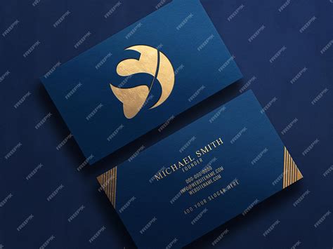 Premium Psd Luxury Business Card Mockup