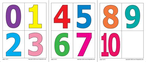 Numbers Free Printable Templates Coloring Pages Vlrengbr