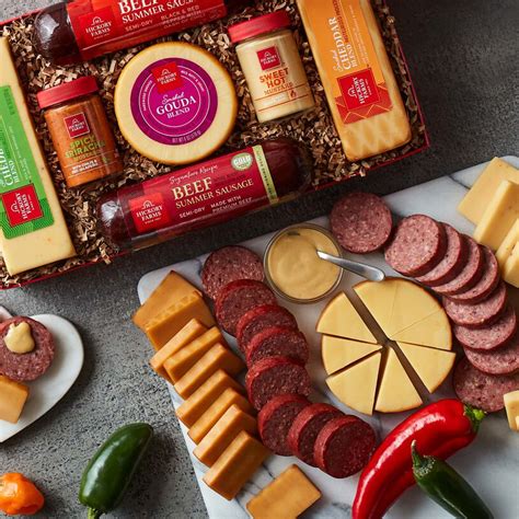 hot stuff summer sausage and cheese t box hickory farms