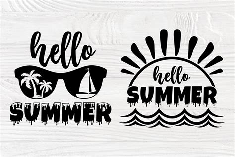 Hello Summer Svg Bundle Beach Svg Popsicles Svg Quotes 719443