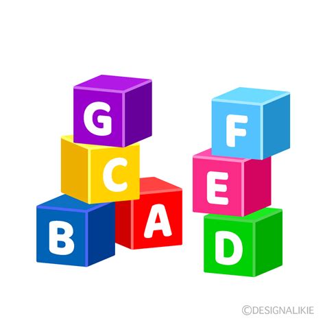 Alphabet Blocks Clip Art Free Png Image｜illustoon