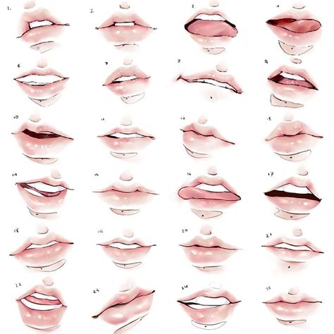 How To Draw Lips Anime Warehouse Of Ideas